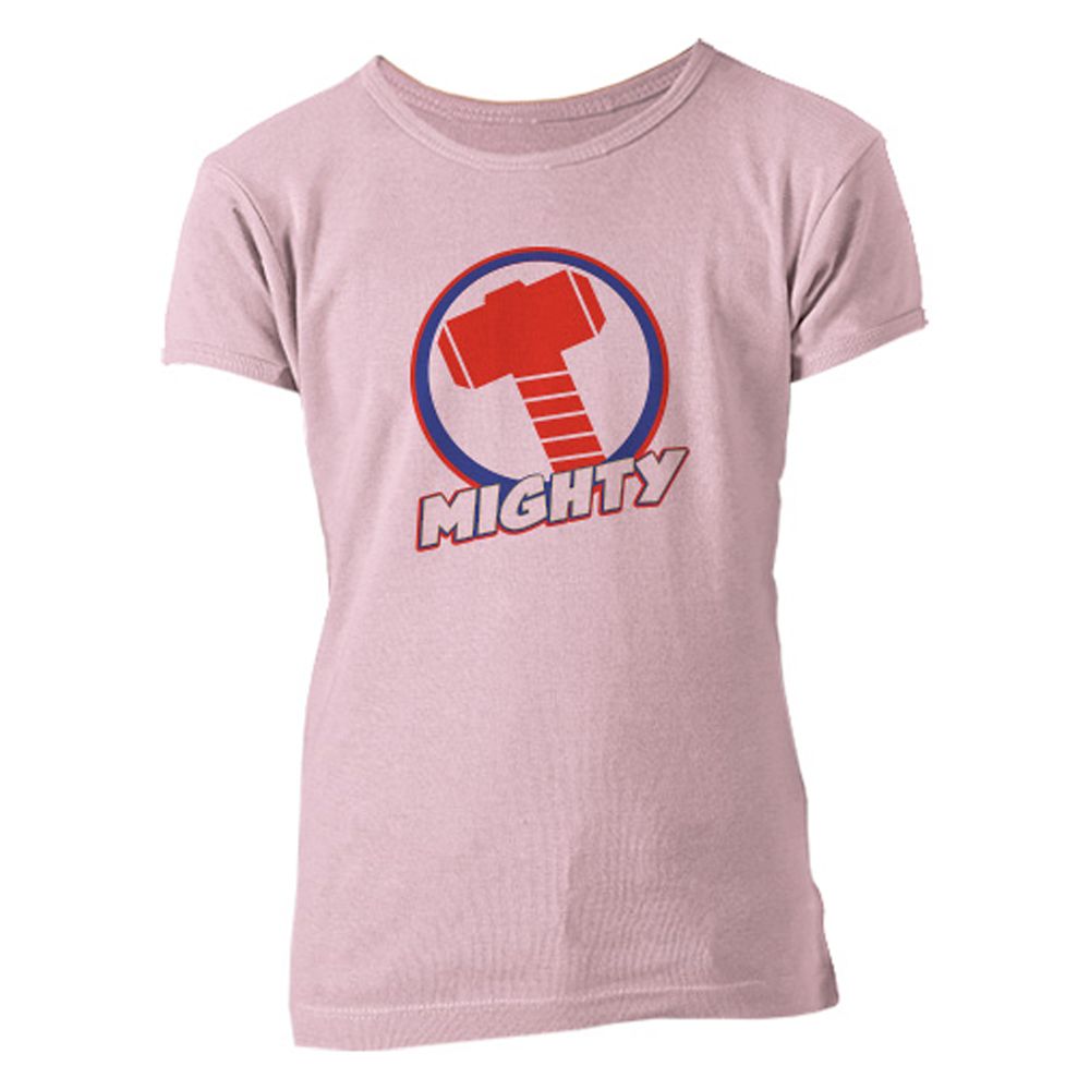 Thor Mighty Logo Tee for Girls  Customizable Official shopDisney