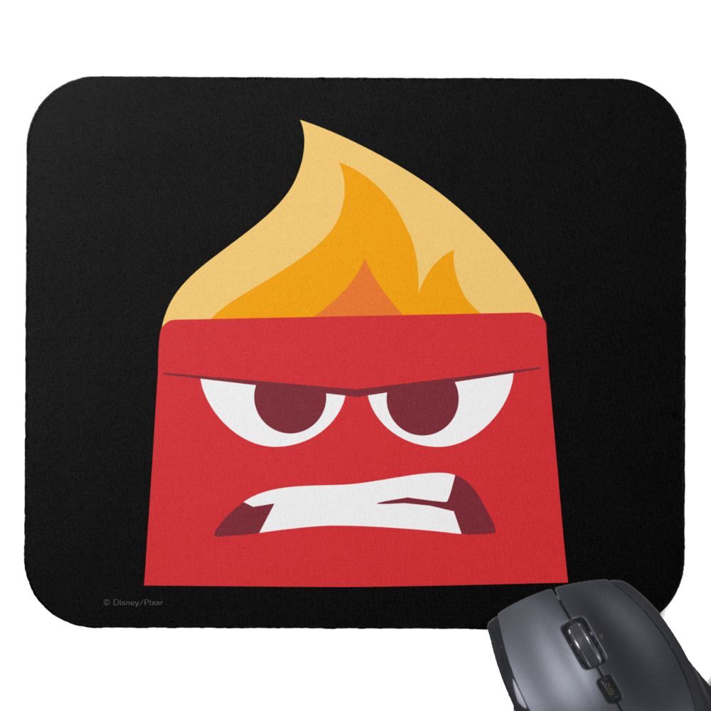 Anger Mouse Pad &ndash; PIXAR Inside Out &ndash; Customizable