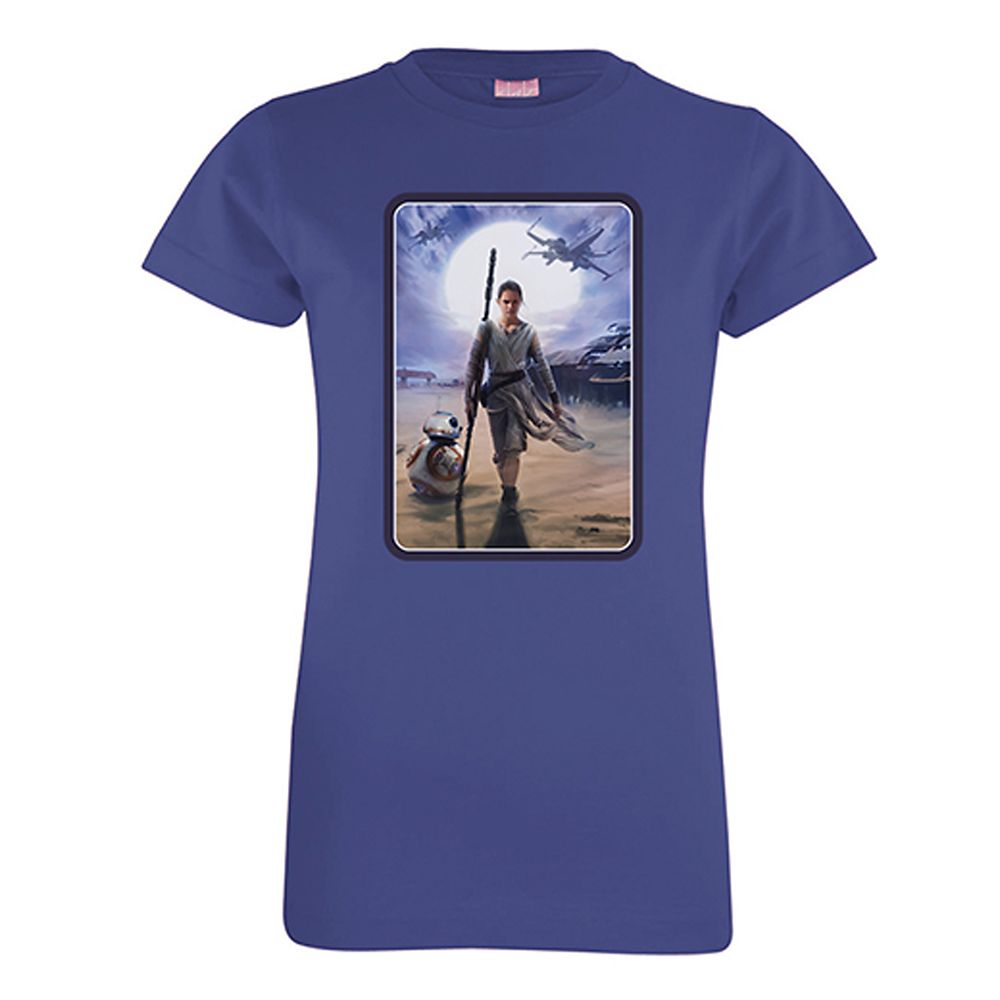 Rey and BB-8 Tee for Girls Star Wars: The Force Awakens Customizable Official shopDisney