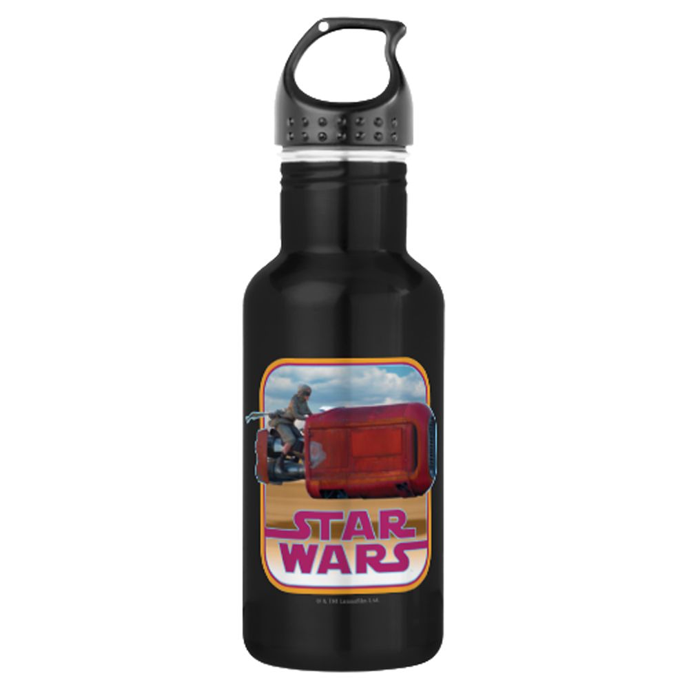 Rey and Speeder Water Bottle  Star Wars: The Force Awakens  Customizable Official shopDisney