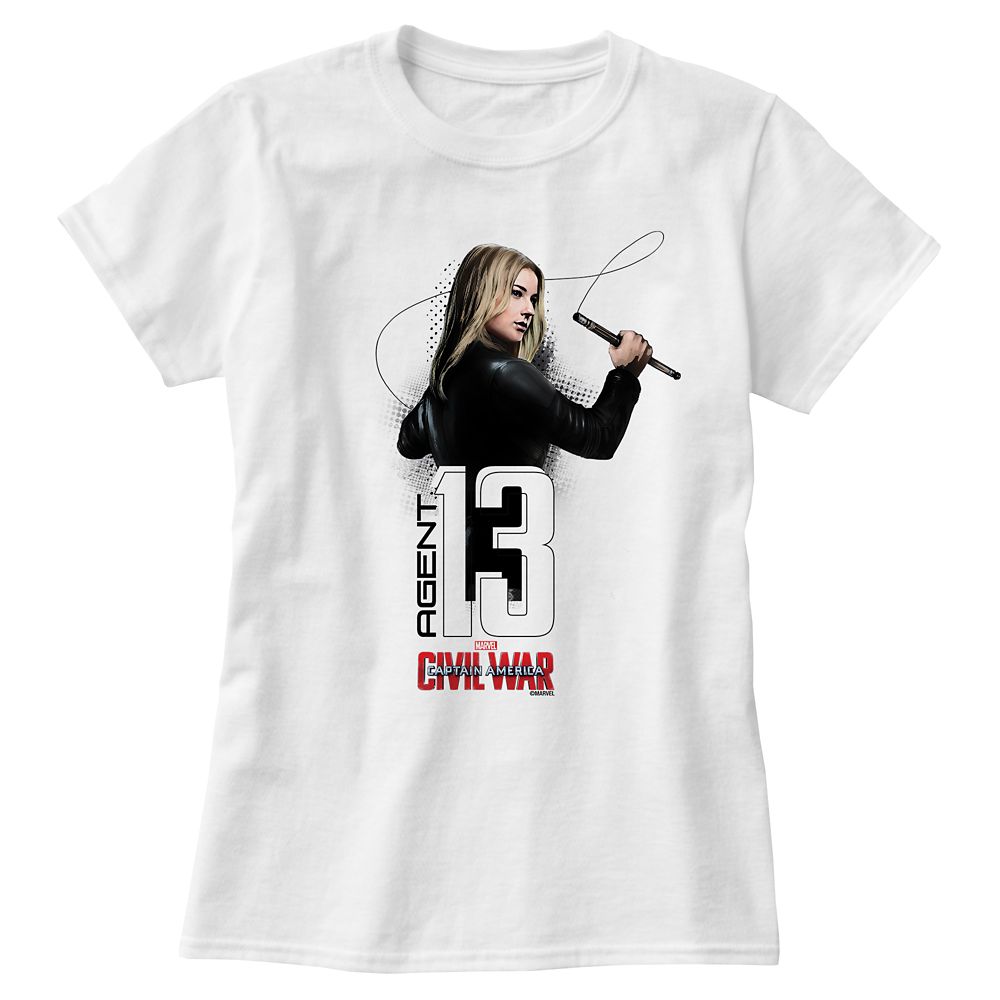 Agent 13 Tee for Women Captain America: Civil War Customizable Official shopDisney