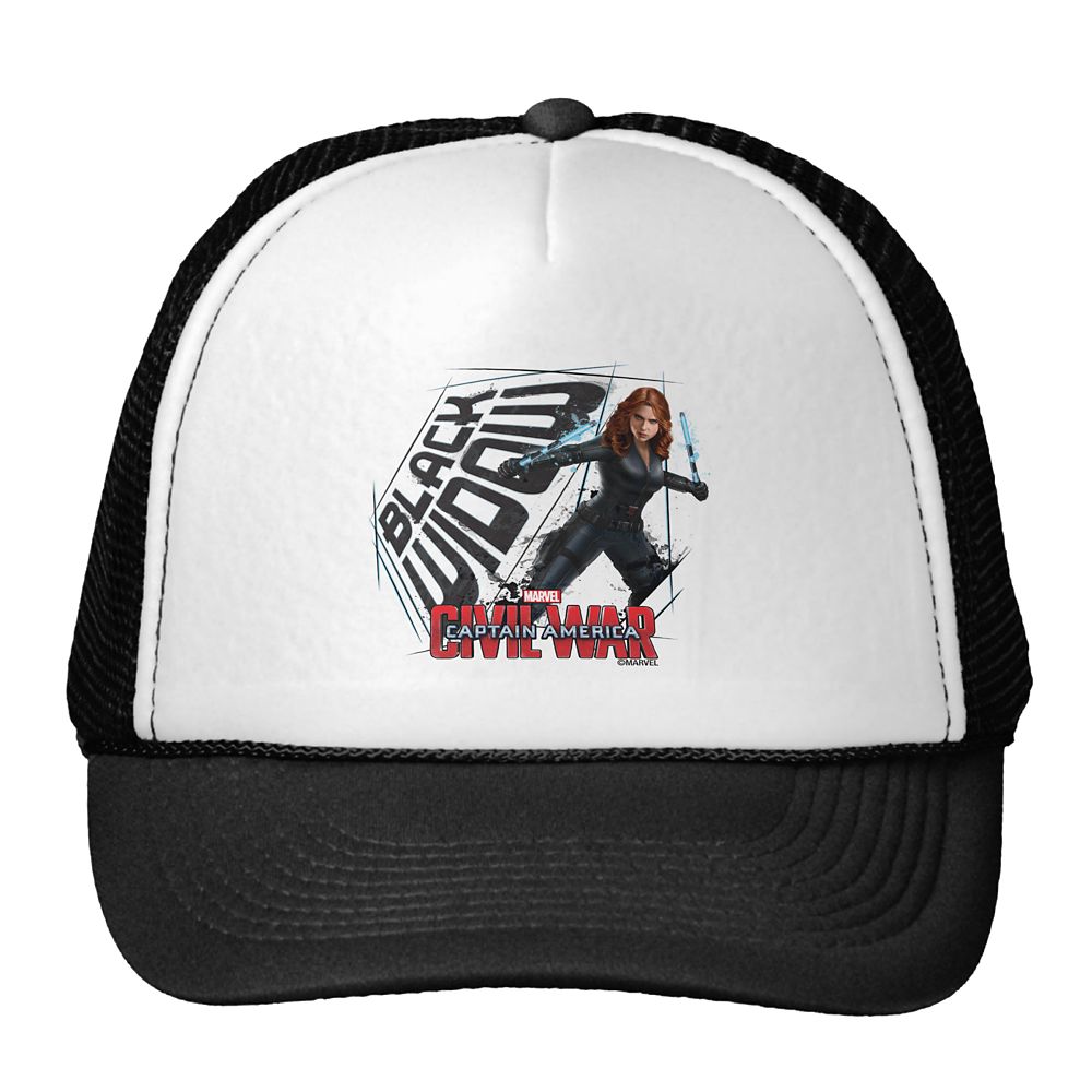 Black Widow Trucker Hat: Captain America: Civil War  Customizable Official shopDisney