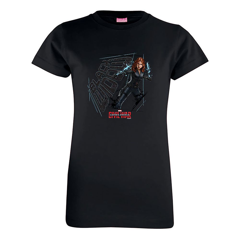 Black Widow Tee for Girls: Captain America: Civil War Customizable Official shopDisney
