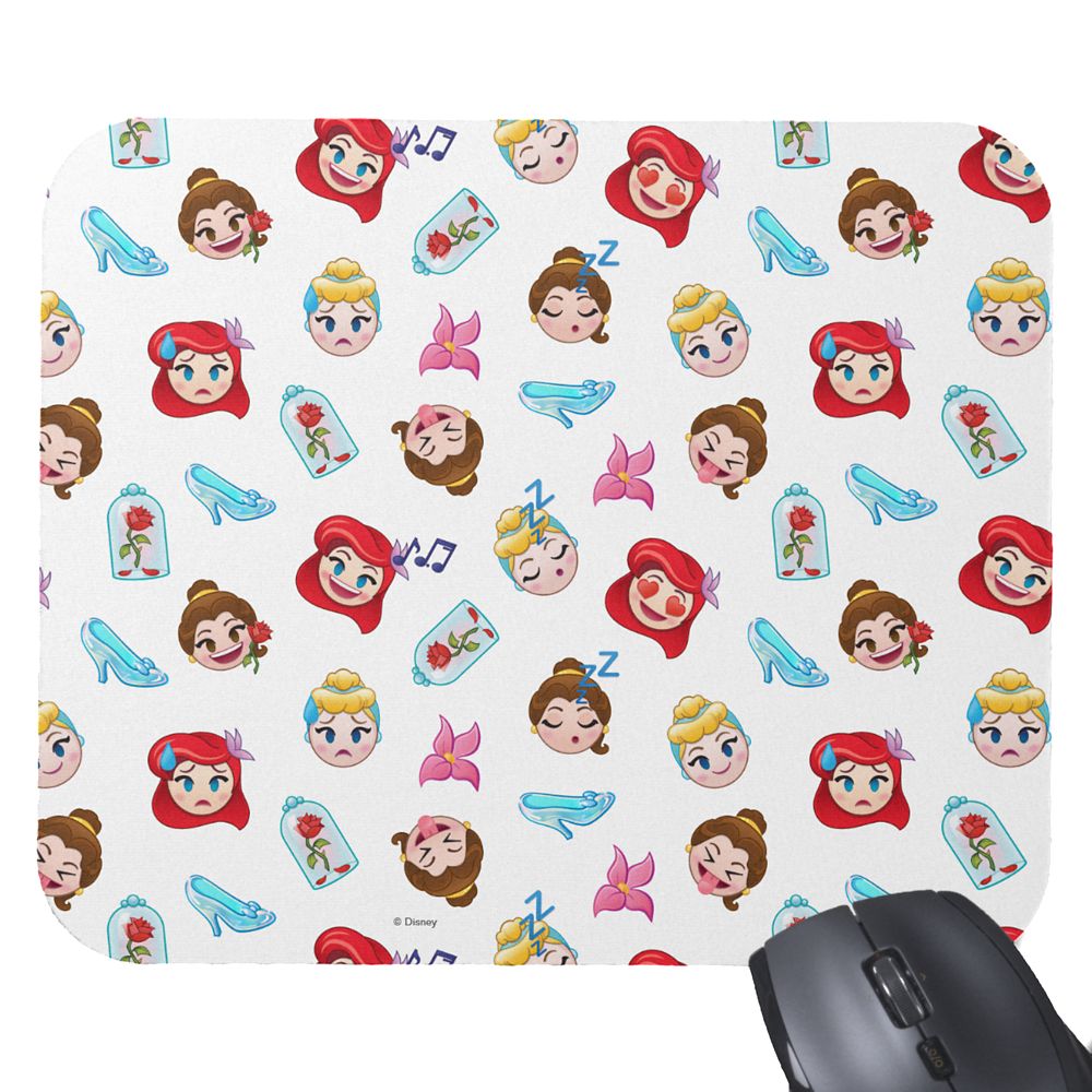 Disney Princess Emoji Mouse Pad  Customizable