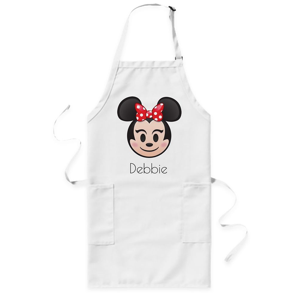 Minnie Mouse Emoji Apron  Customizable Official shopDisney
