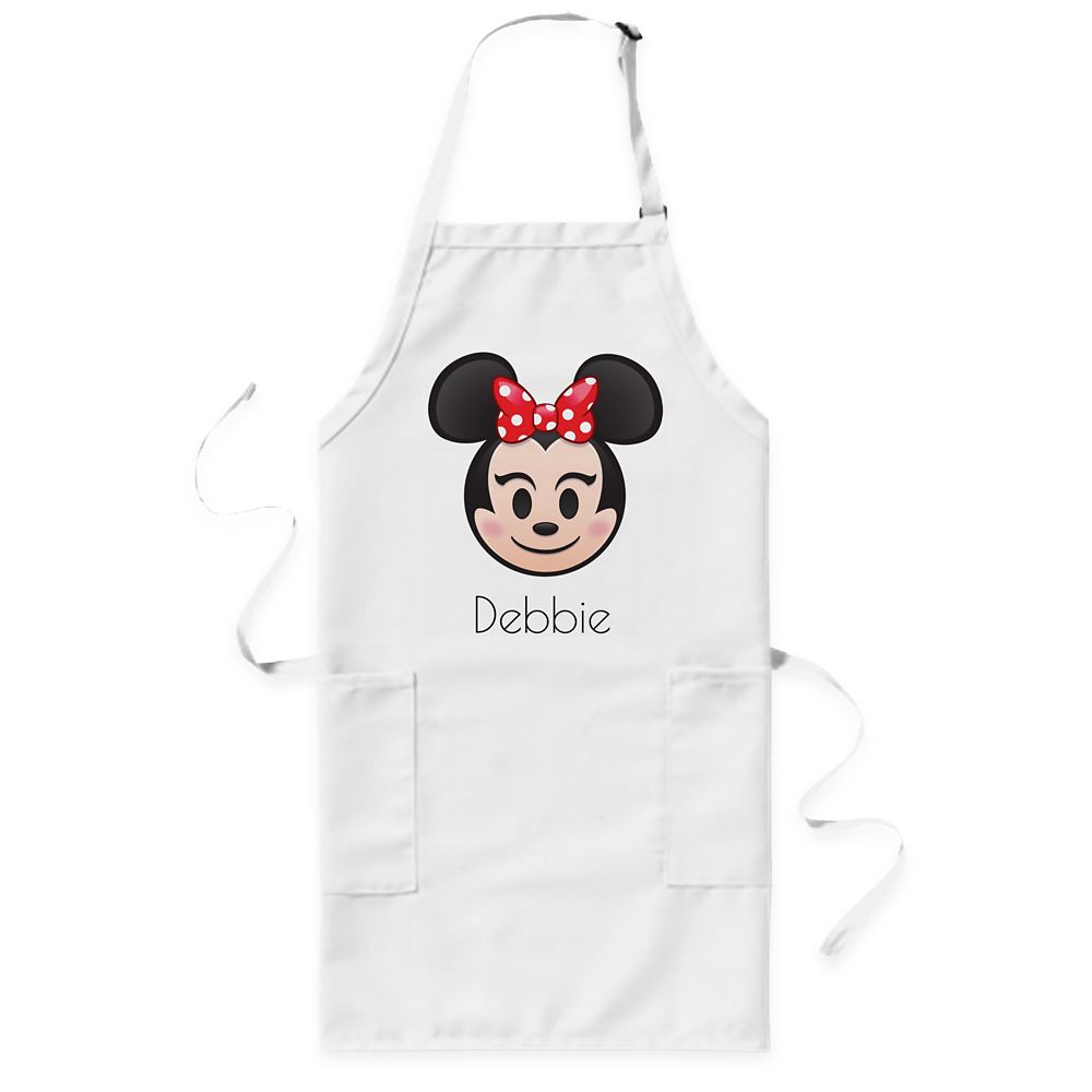 Minnie Mouse Emoji Apron Customizable Official shopDisney