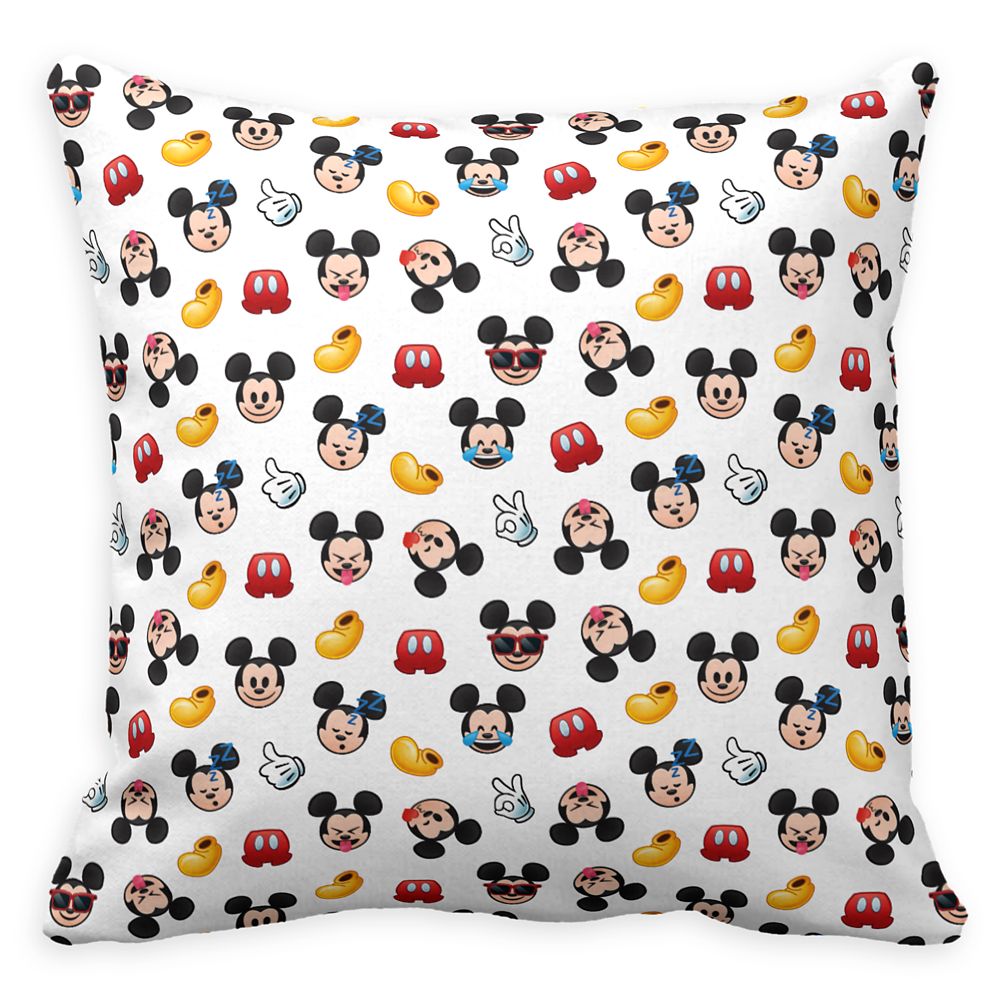 mickey mouse emoji pillow