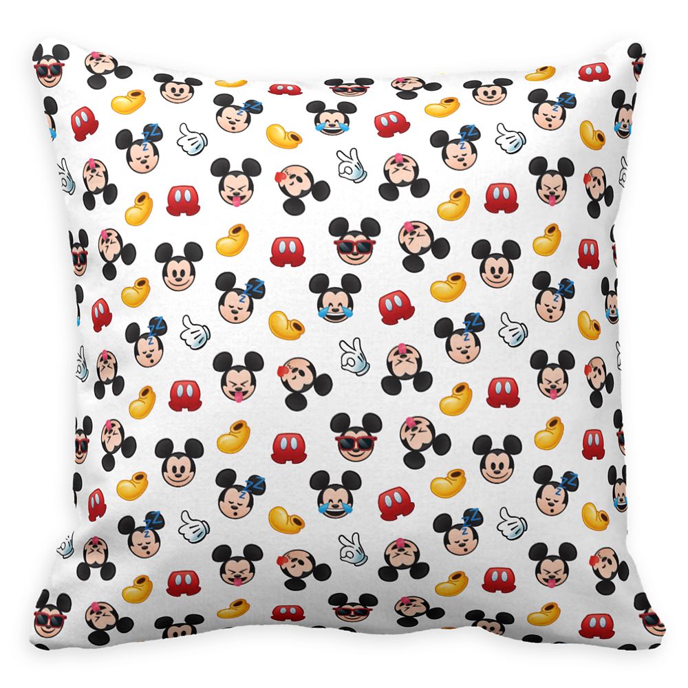 Mickey Mouse Emoji Pillow  Customizable Official shopDisney