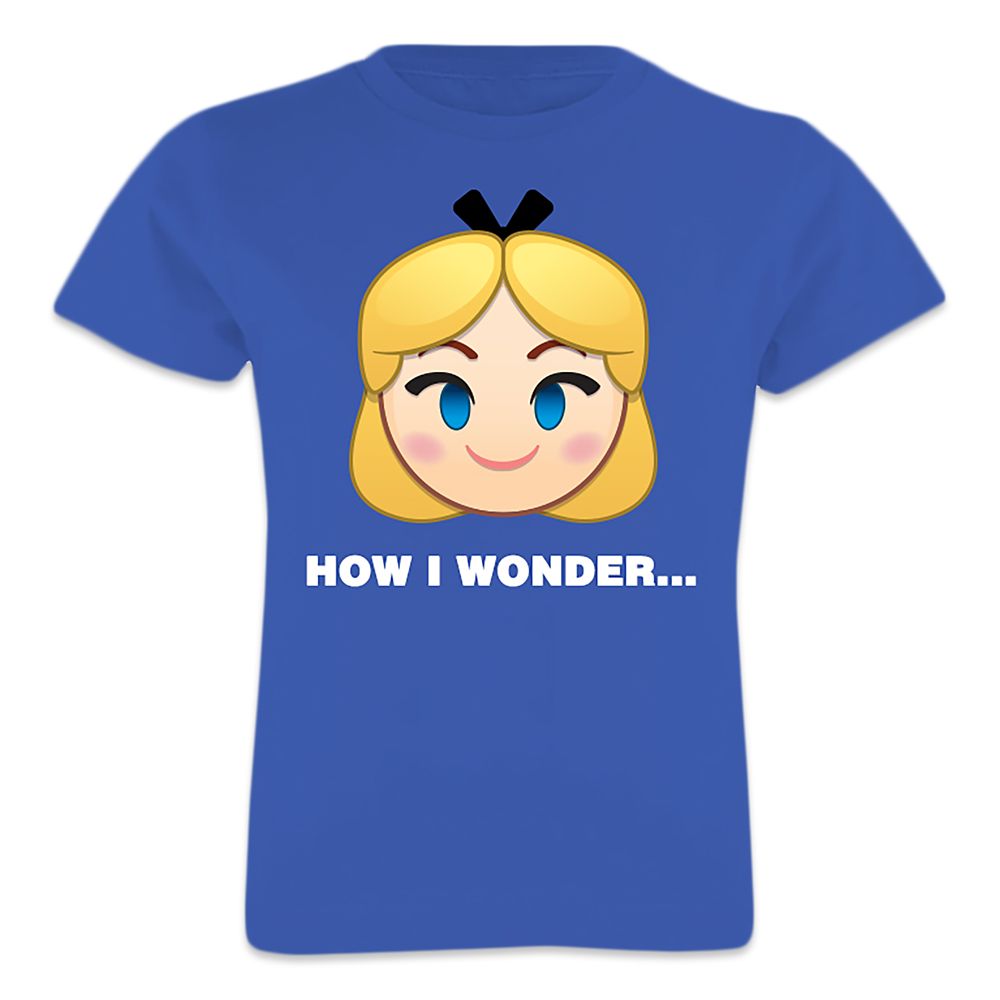 Alice Emoji Tee for Girls  Customizable Official shopDisney