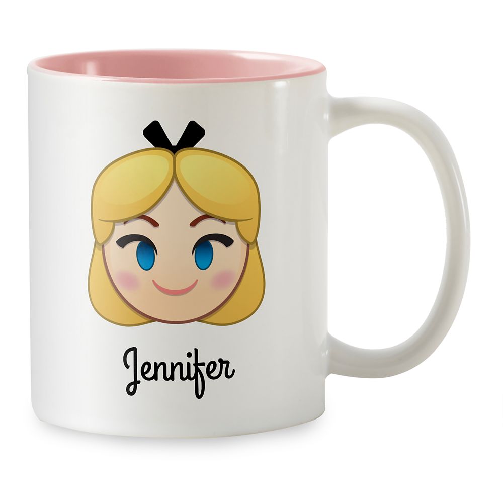 Alice Emoji Two-Tone Mug  Customizable Official shopDisney