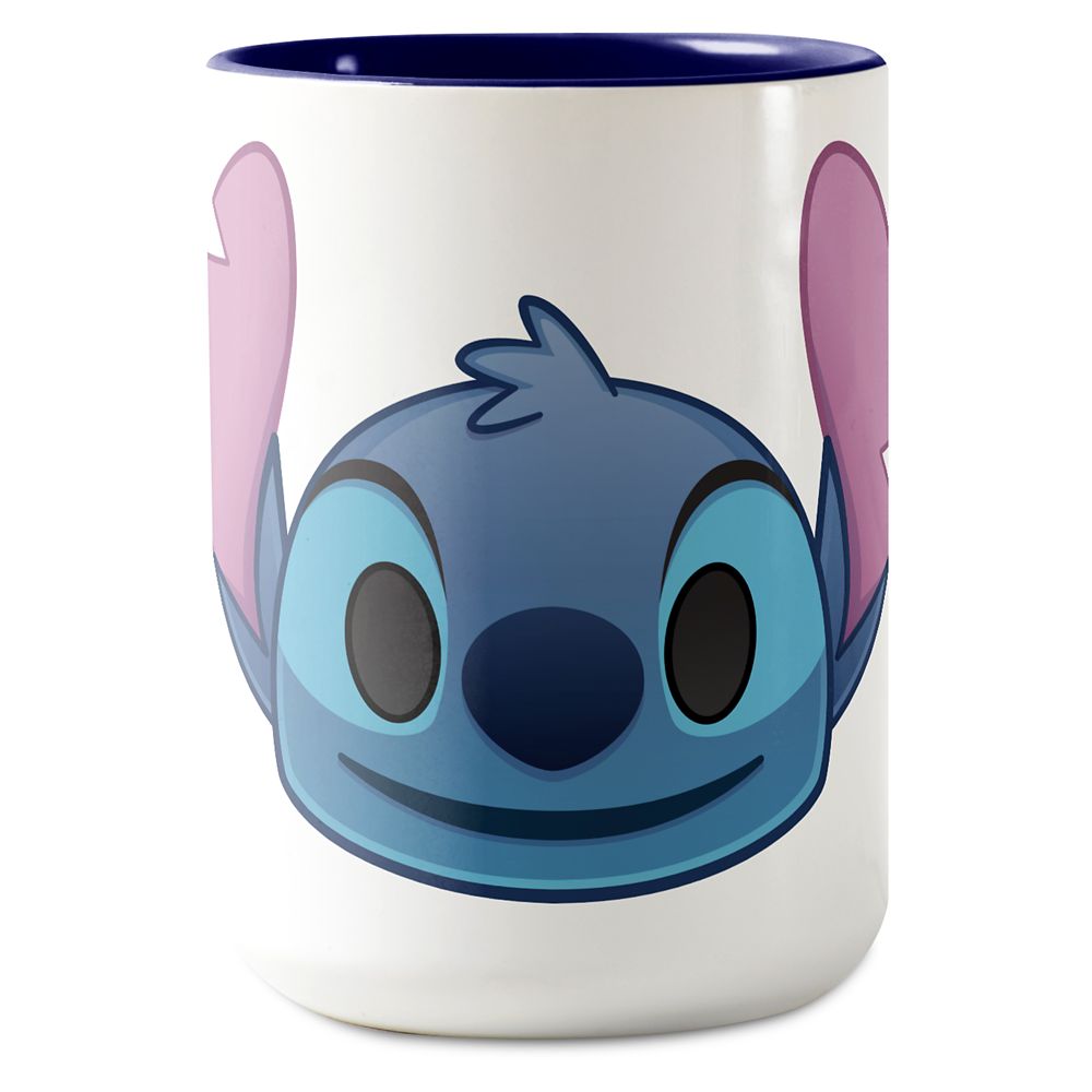 Stitch Emoji Two Tone Mug  Customizable Official shopDisney