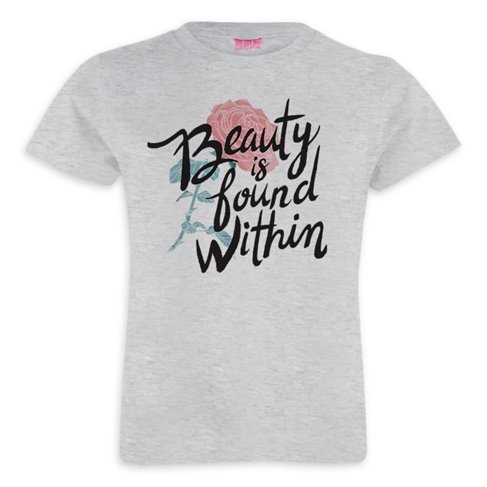 Beauty and the Beast Rose Tee for Girls  Live Action Film  Customizable Official shopDisney