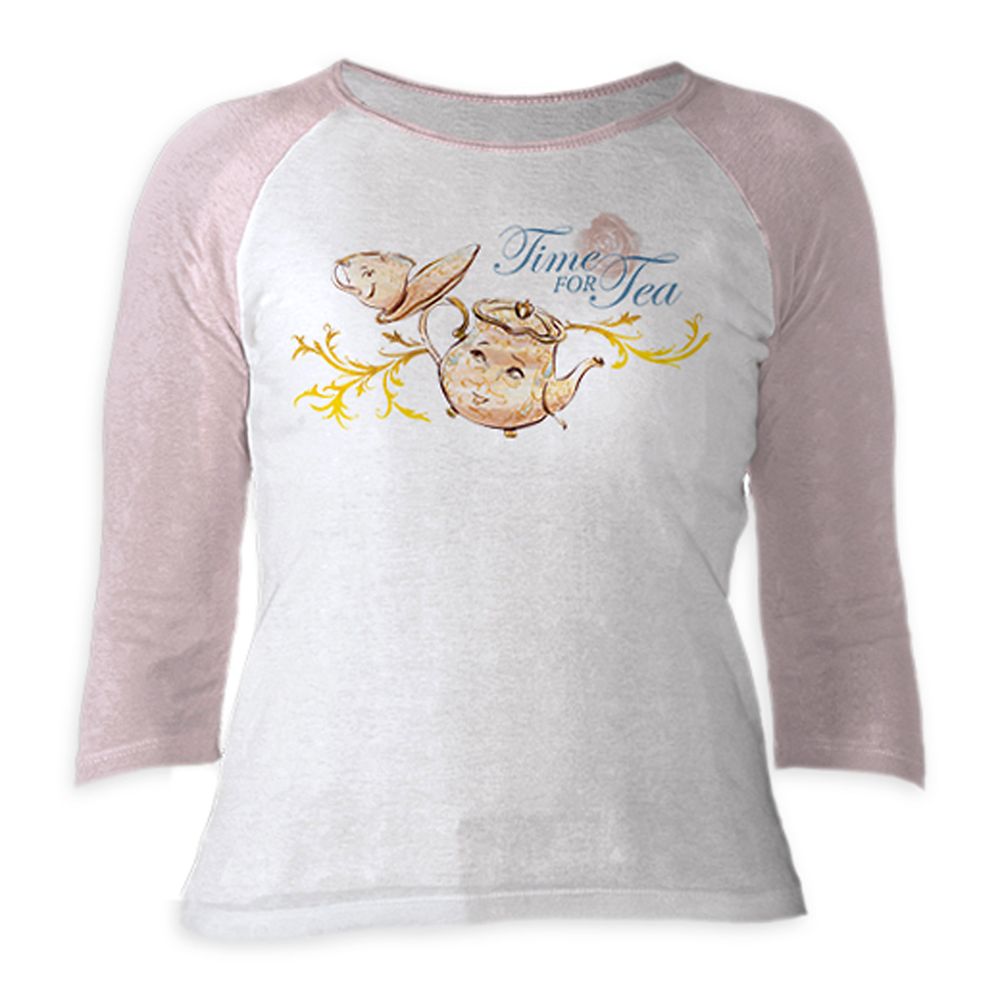 Mrs. Potts and Chip Raglan Tee for Women  Beauty and the Beast  Live Action Film  Customizable Official shopDisney