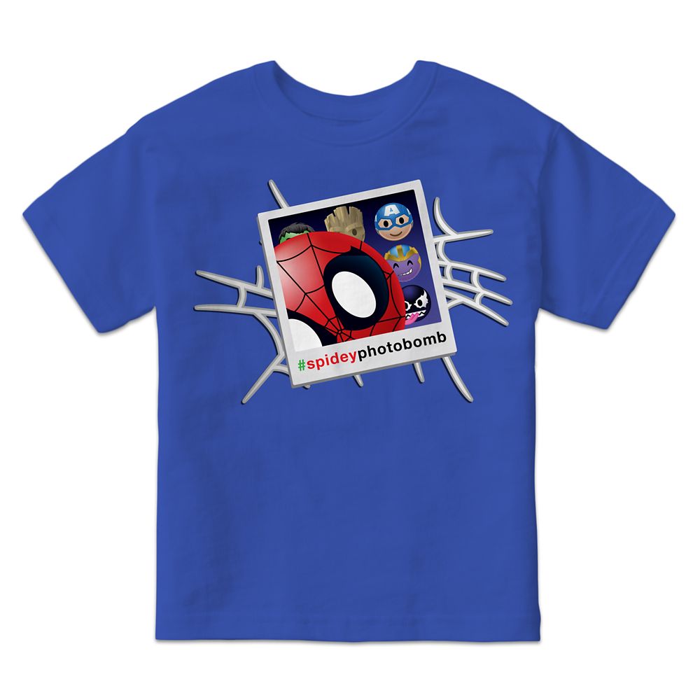 Spider-Man Photobomb Marvel Emoji Tee for Kids  Customizable Official shopDisney