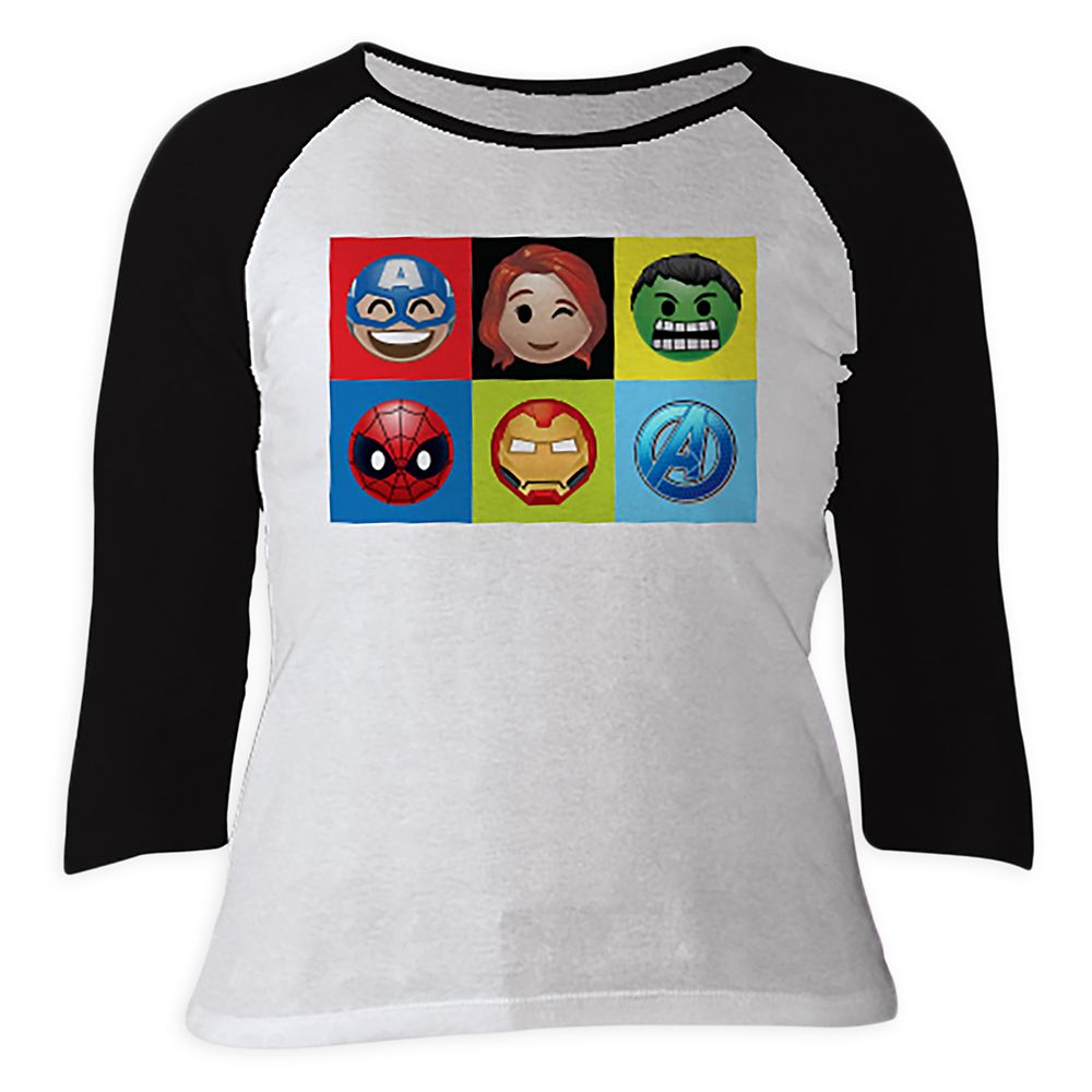Marvel Emoji Raglan Tee for Women  Customizable Official shopDisney