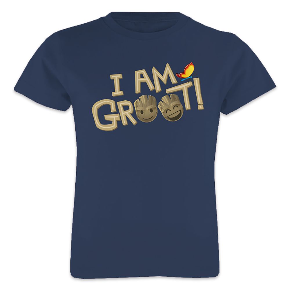 I Am Groot Text Emoji Tee for Girls  Customizable Official shopDisney