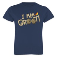 ''I Am Groot'' Text Emoji Tee for Girls – Customizable