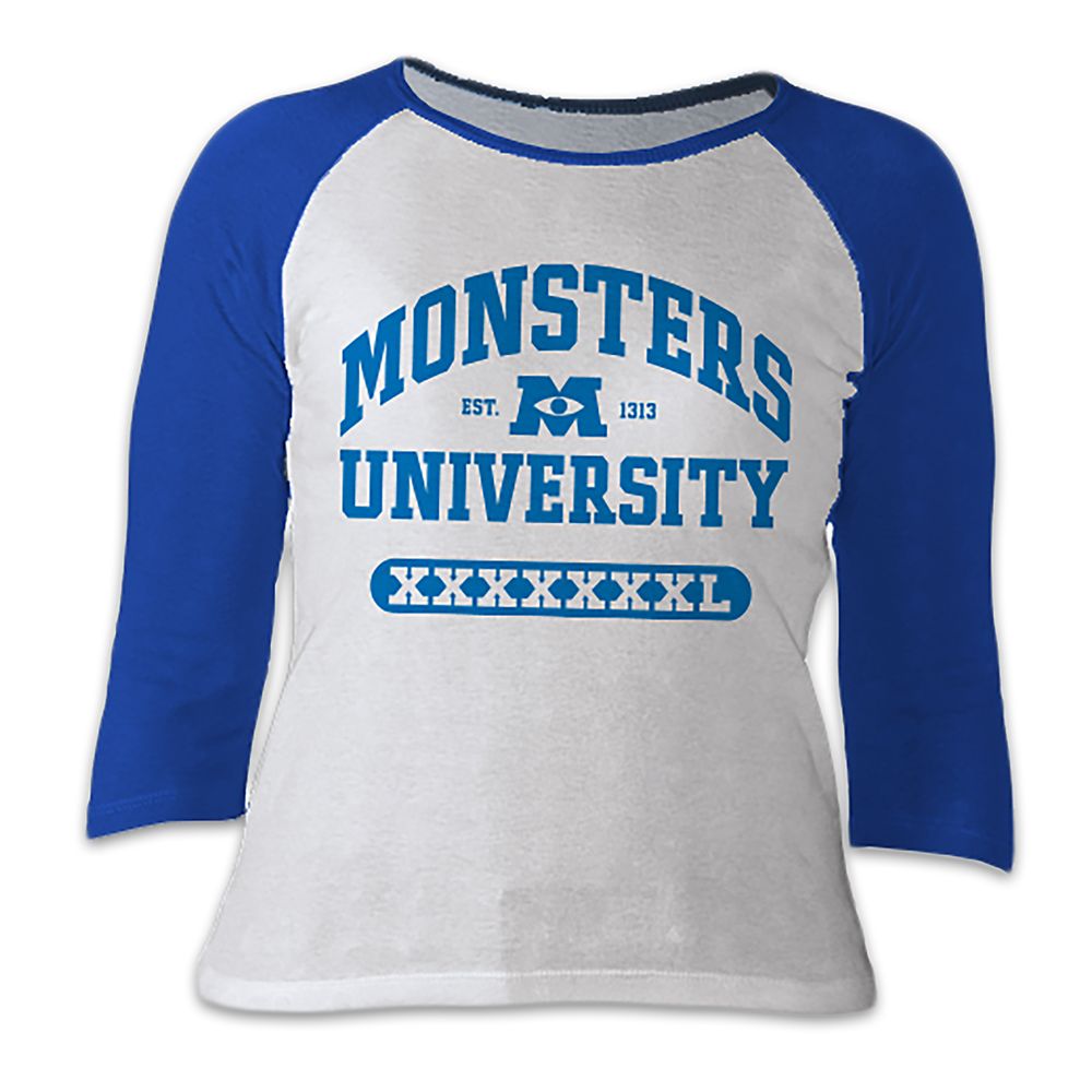 Monsters University Raglan Tee for Women  Customizable Official shopDisney
