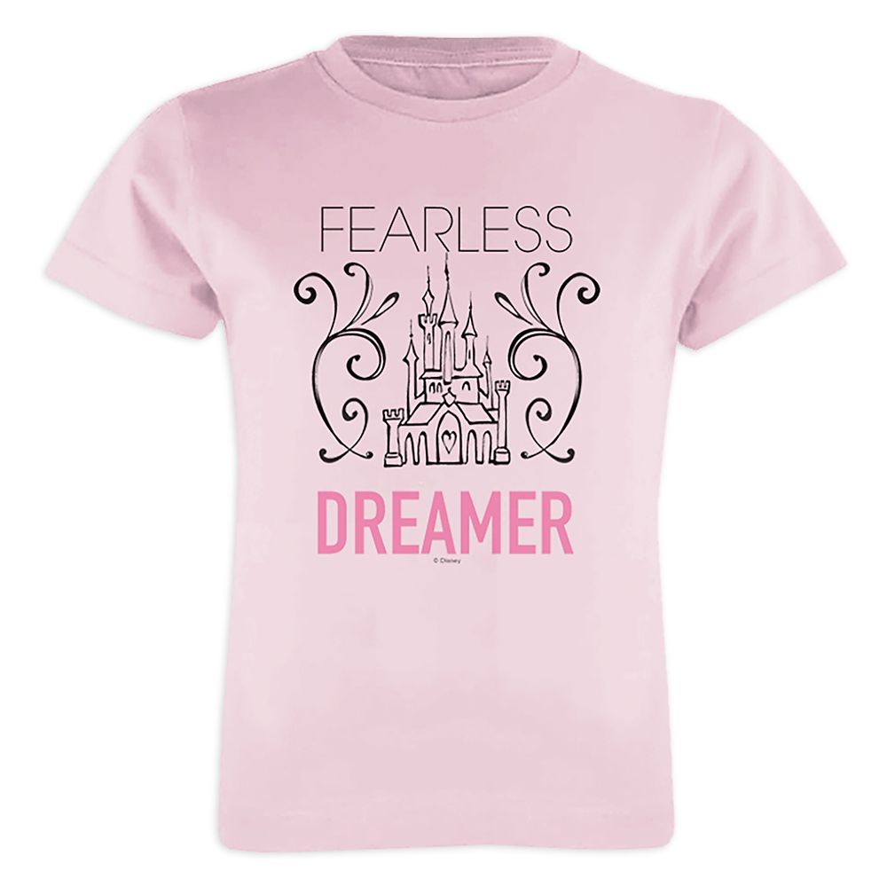 Disney Princess Fearless Dreamer Tee for Girls  Customizable