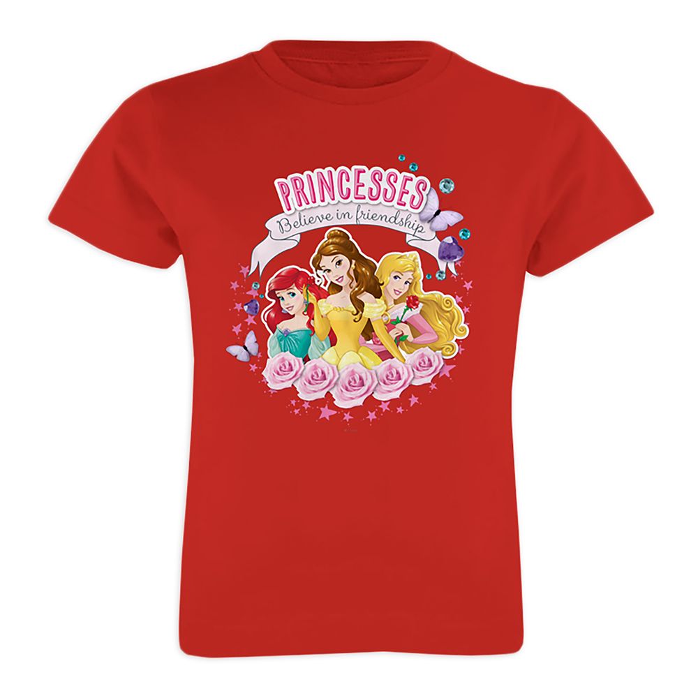 Disney Princess ''Believe in Friendship'' Tee for Girls – Customizable