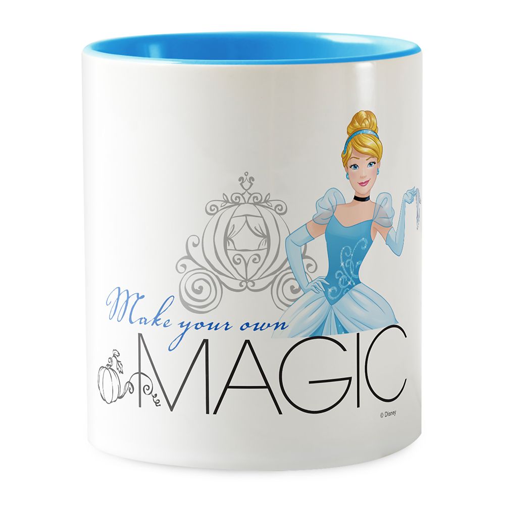 Cinderella Make Your Own Magic Two-Tone Coffee Mug  Customizable Official shopDisney