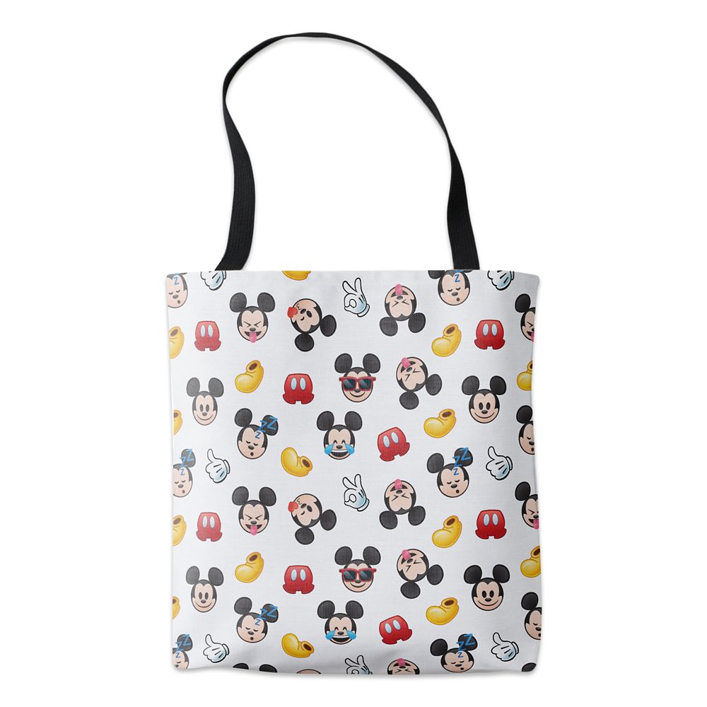 Mickey Mouse Emoji Pattern Tote  Customizable Official shopDisney