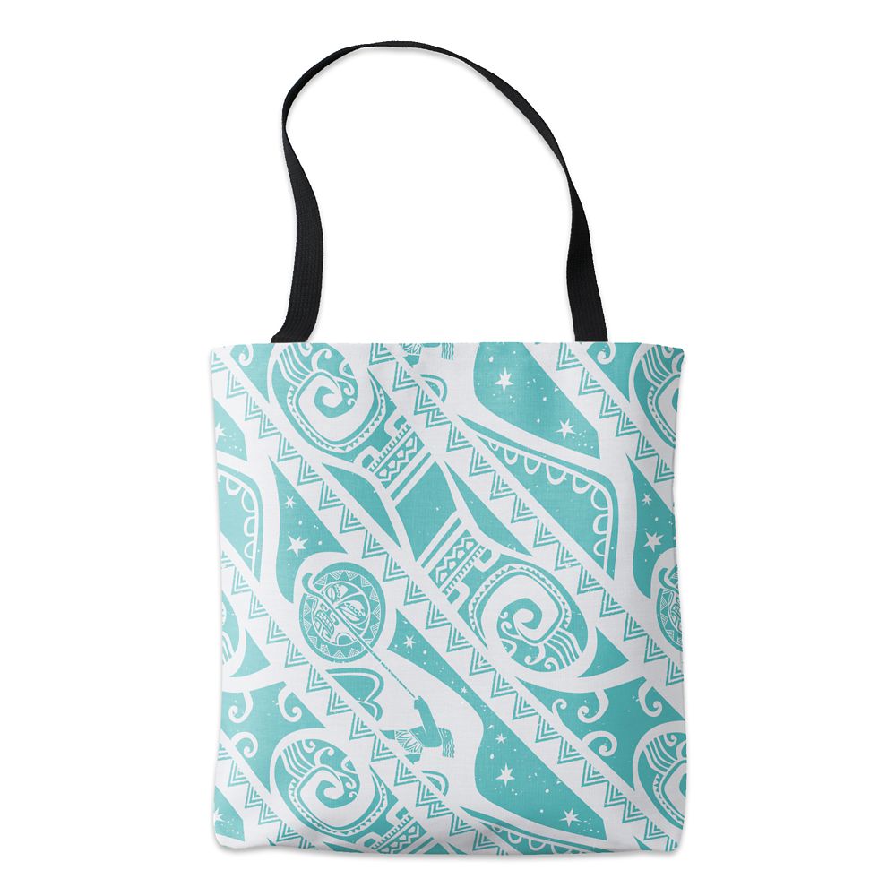 Moana Teal Aztec Pattern Tote – Customizable