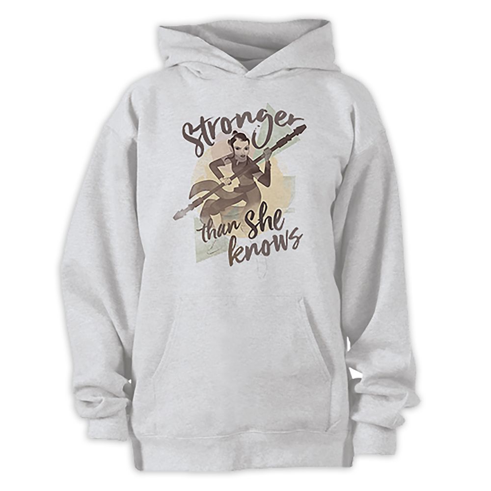 Star Wars Rey Stronger Than She Knows Hoodie for Kids  Customizable Official shopDisney