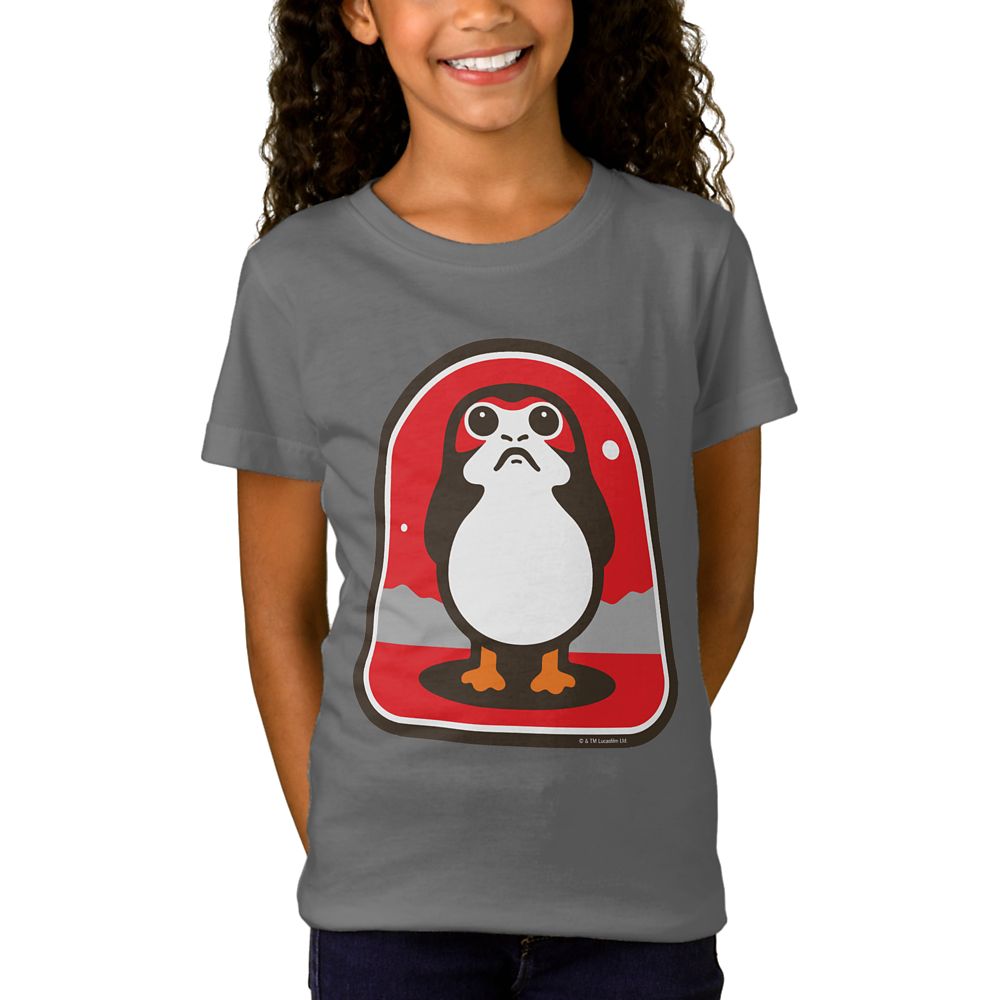 Star Wars: The Last Jedi Porg Badge T-Shirt for Girls  Customizable Official shopDisney