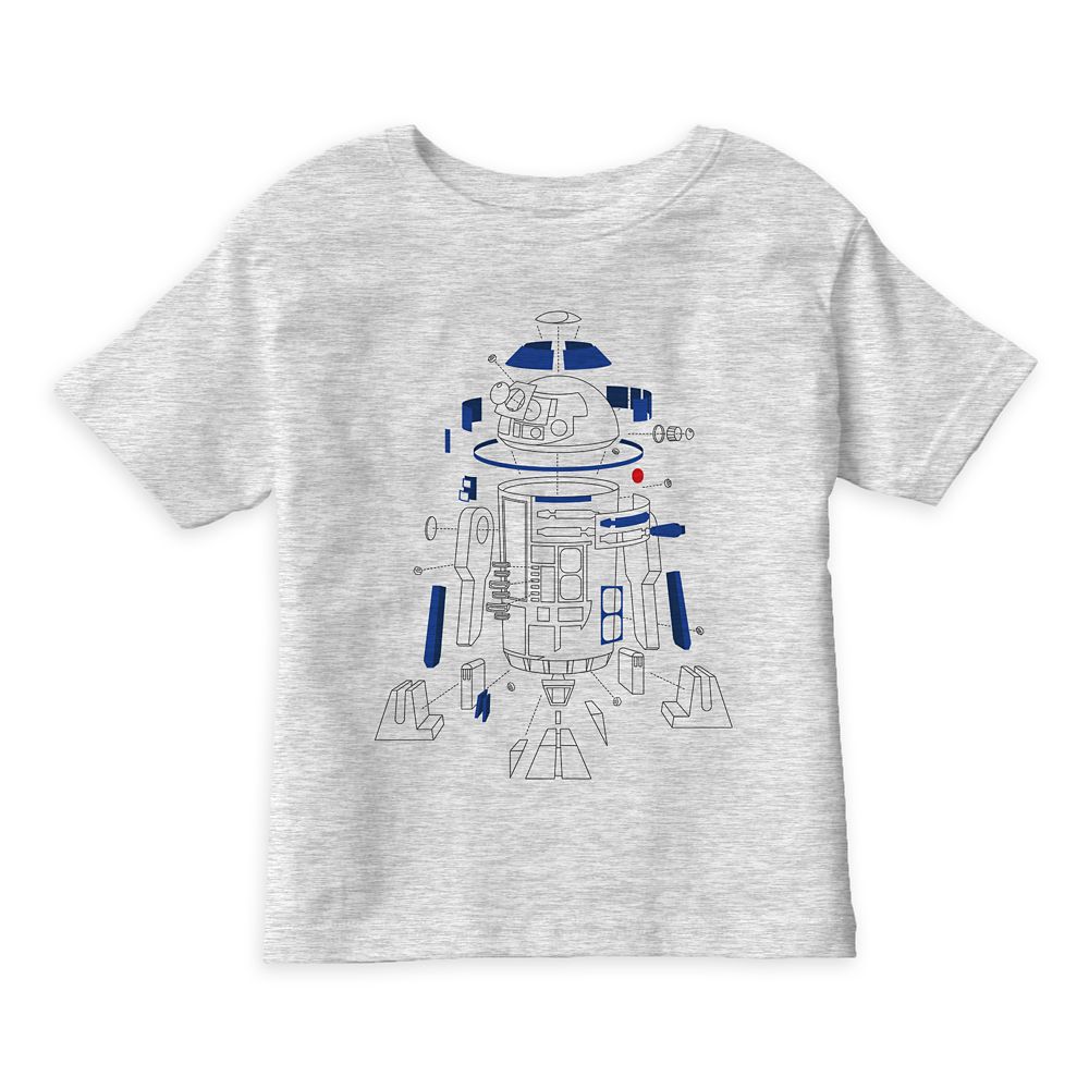 Star Wars: The Last Jedi R2-D2 Line Art T-Shirt for Kids  Customizable Official shopDisney