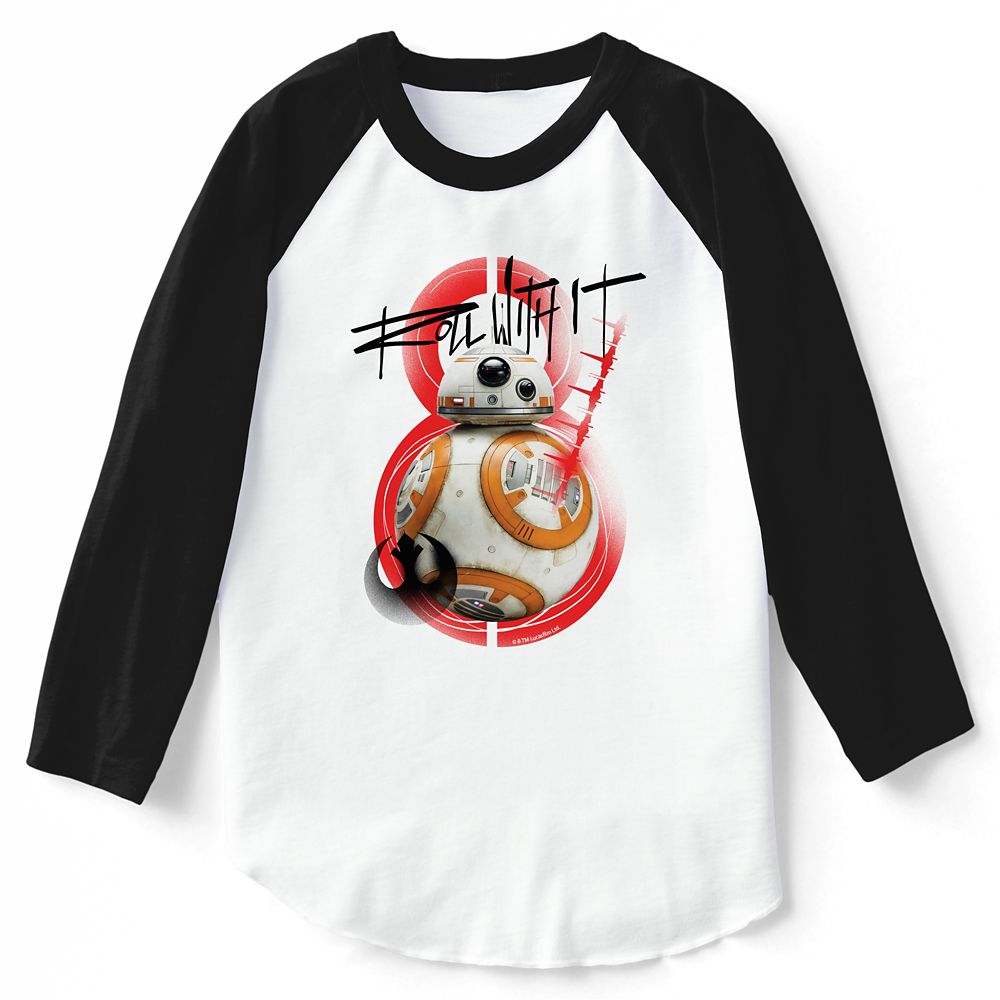 Star Wars: The Last Jedi BB-8 Roll With It Raglan T-Shirt for Boys  Customizable Official shopDisney