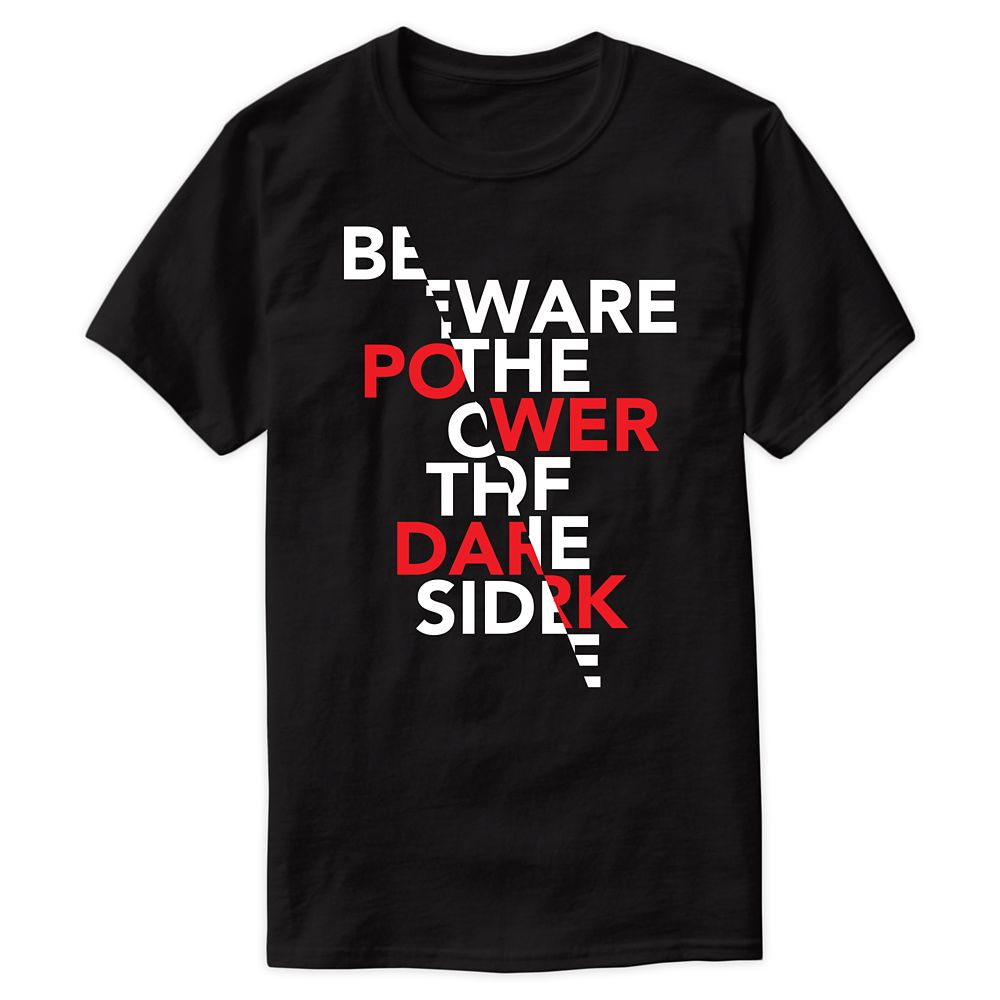 Beware the Power of the Dark Side T-Shirt for Men  Star Wars: The Last Jedi  Customizable Official shopDisney