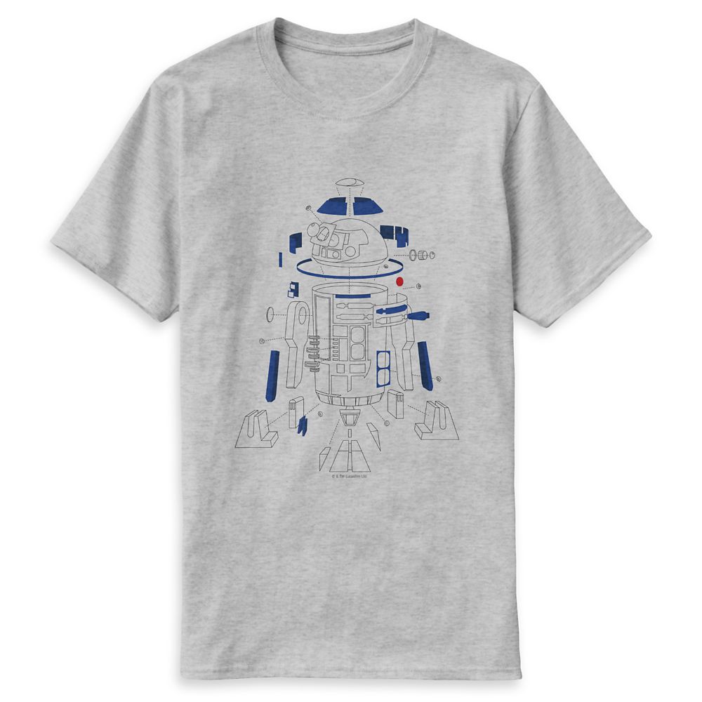 Star Wars: The Last Jedi R2-D2 T-Shirt for Men  Customizable Official shopDisney