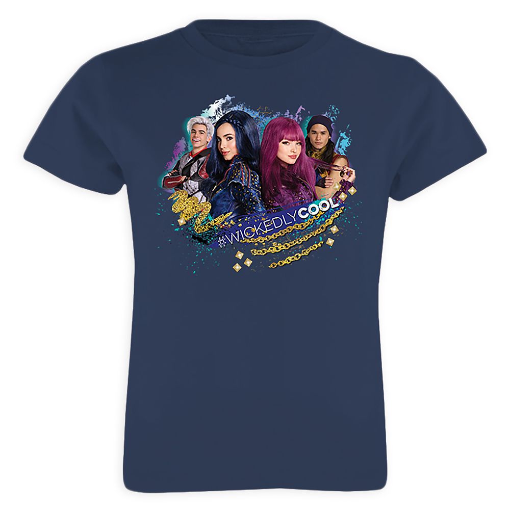 Descendants 2 Wickedly Cool Tee for Girls  Customizable Official shopDisney