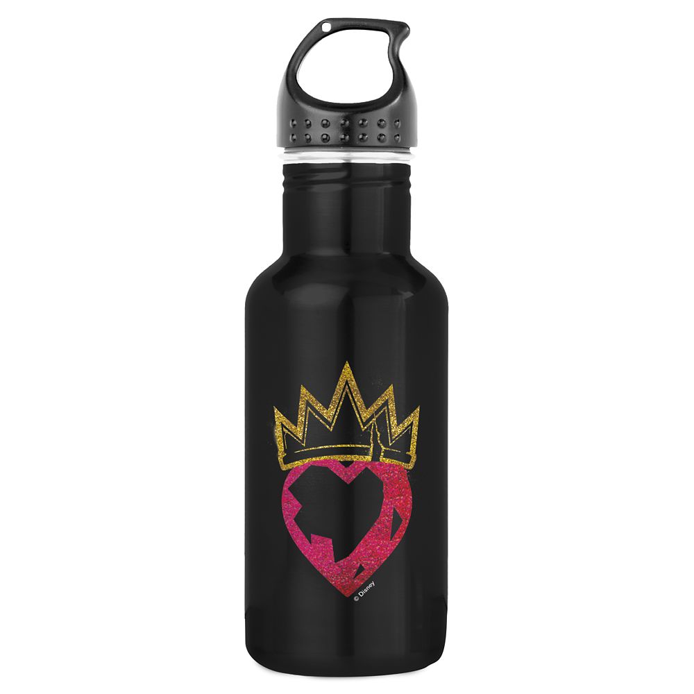 Descendants 2 Heart and Crown Water Bottle  Customizable Official shopDisney