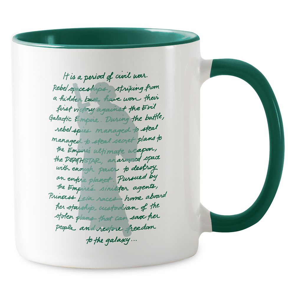 Princess Leia Quote Coffee Mug  Customizable Official shopDisney