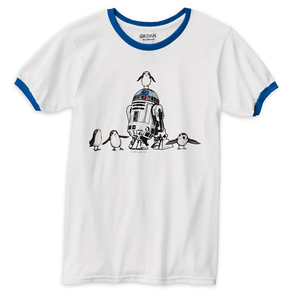 Star Wars: The Last Jedi R2-D2 & Porgs Ringer T-Shirt for Men  Customizable Official shopDisney