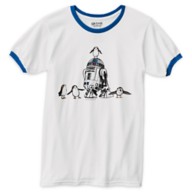 Star Wars: The Last Jedi R2-D2 & Porgs Ringer T-Shirt for Men – Customizable
