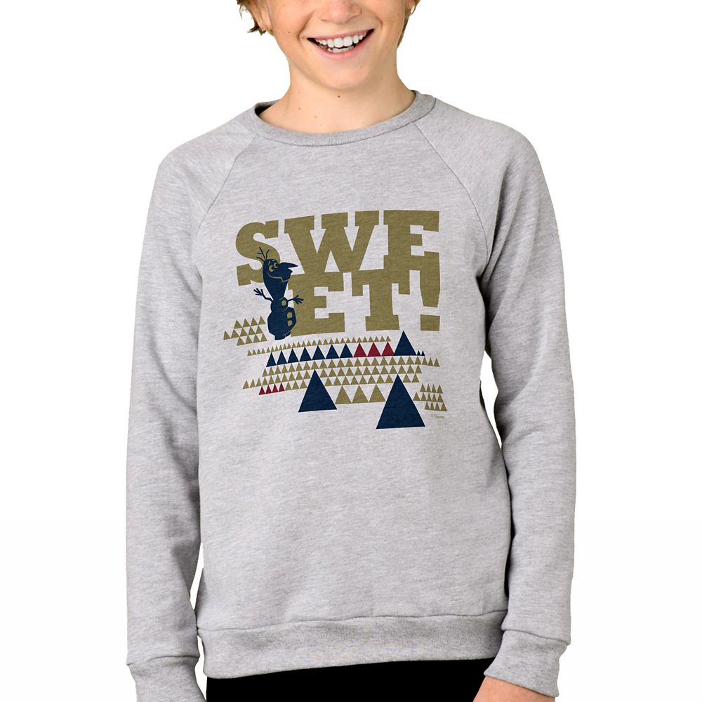 Olafs Frozen Adventure Sweet Raglan Sweatshirt for Kids  Customizable Official shopDisney