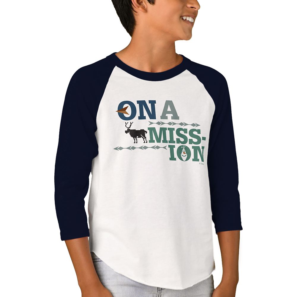 Olafs Frozen Adventure Raglan T-Shirt for Kids  Customizable Official shopDisney