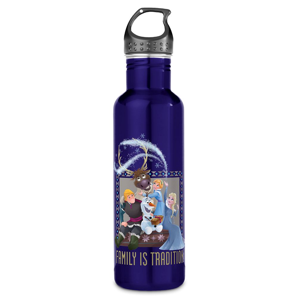 Olafs Frozen Adventure Family is Tradition Water Bottle  Customizable Official shopDisney