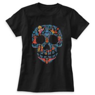 Coco Colorful Character Skull Graphic T-Shirt for Women – Customizable