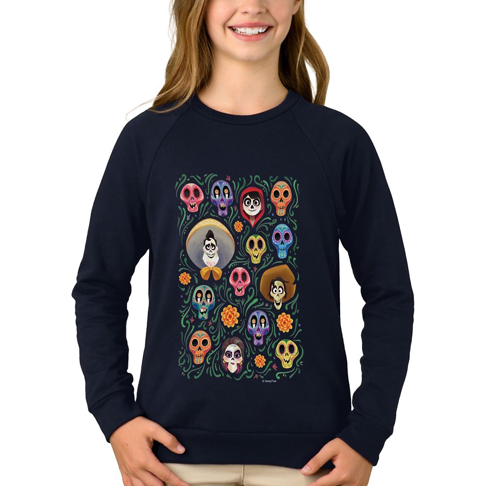 Coco Land of the Dead Poster Sweatshirt for Girls  Customizable Official shopDisney