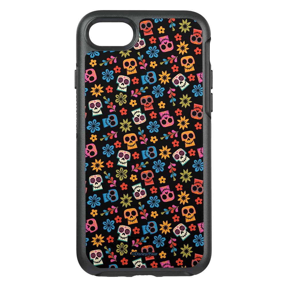 Coco Colorful Skull and Floral Pattern OtterBox Symmetry iPhone 8/7 Case  Customizable Official shopDisney