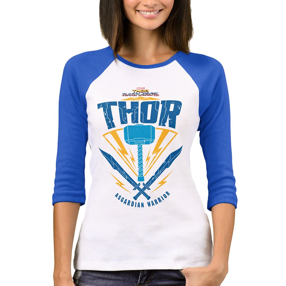 Thor: Ragnarok Asgardian Warrior Weapon Raglan T-Shirt for Women  Customizable Official shopDisney