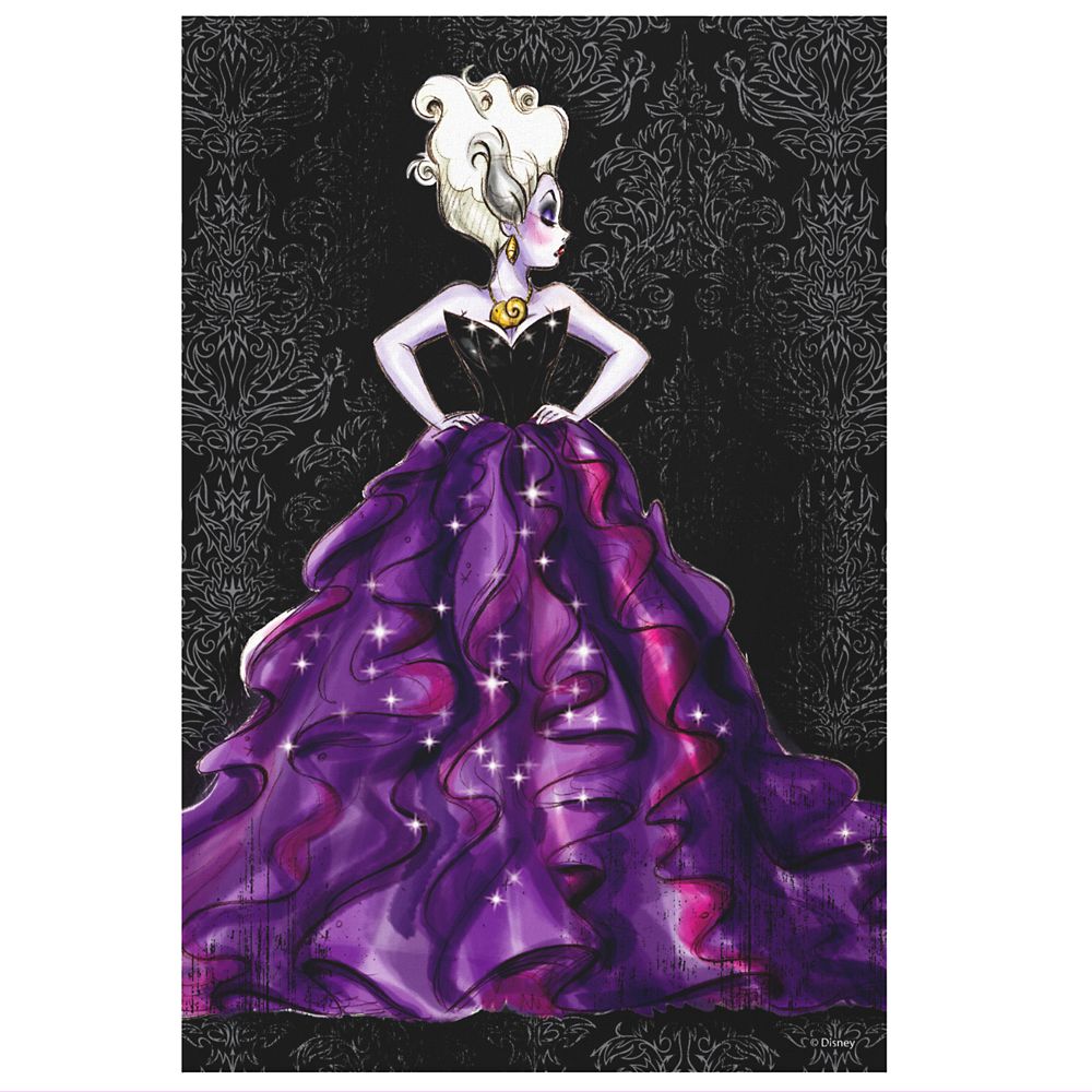 Ursula Canvas Print  Art of Disney Villains Designer Collection