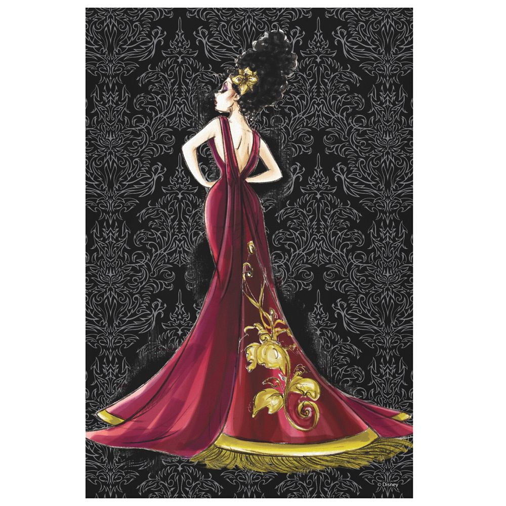 Mother Gothel Canvas Print  Art of Disney Villains Designer Collection