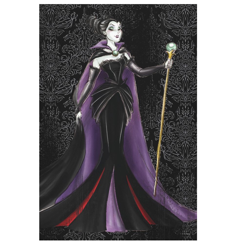 Maleficent Canvas Print  Art of Disney Villains Designer Collection