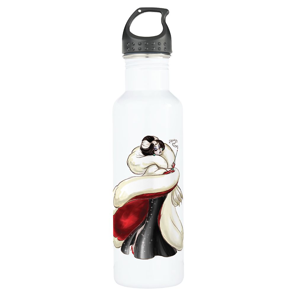 Cruella De Vil Water Bottle  Art of Disney Villains Designer Collection