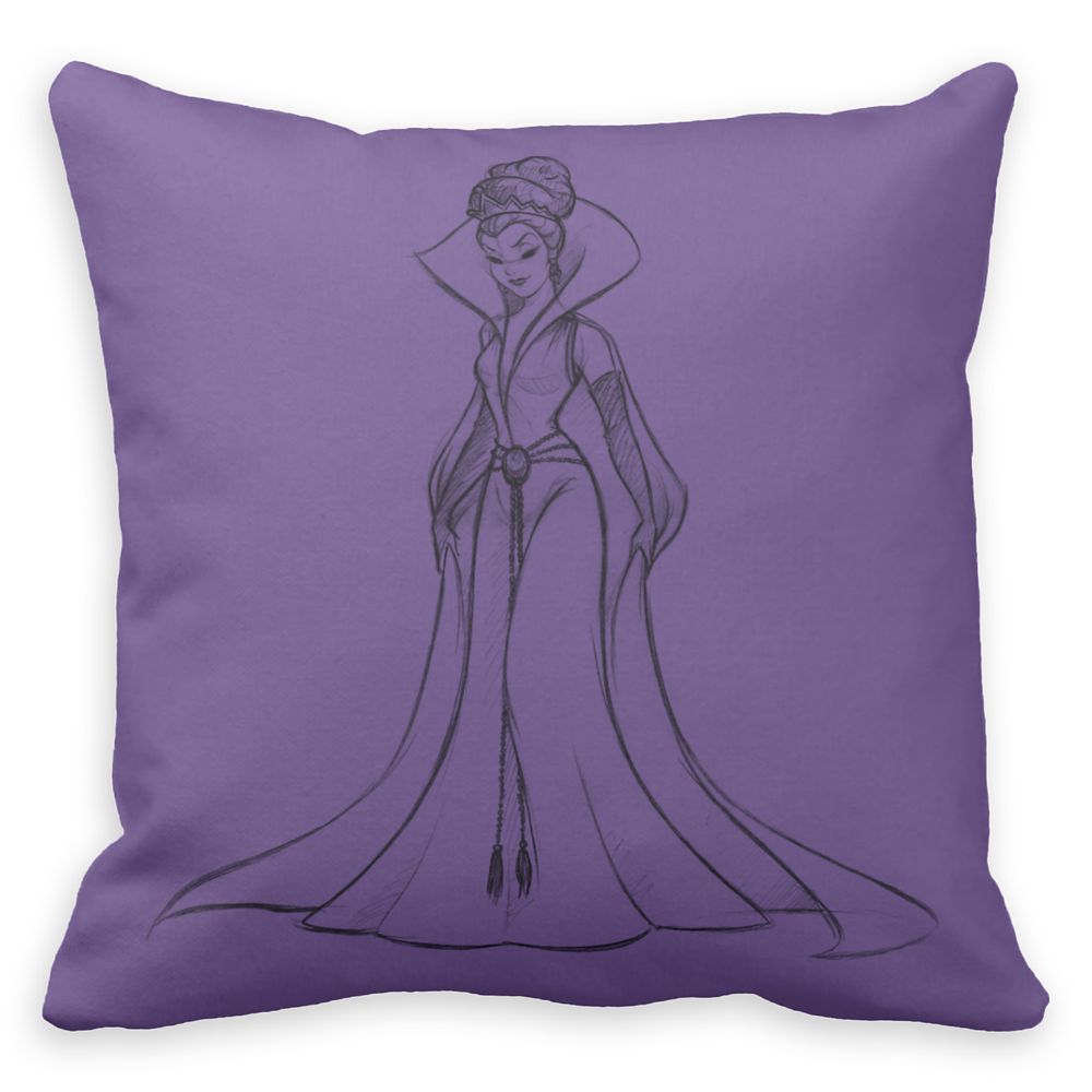 Evil Queen Throw Pillow  Art of Disney Villains Designer Collection